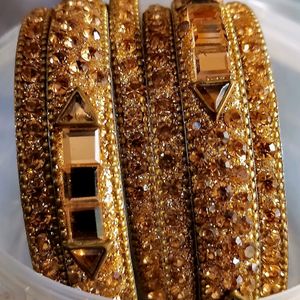 Fancy Gold Bangles