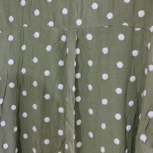 Polka Dot Shirt Top