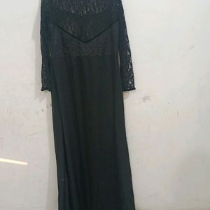 Beautiful Black Colour Gown