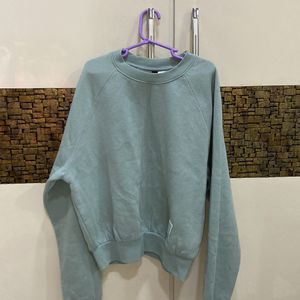 h&m sweatshirt pista green