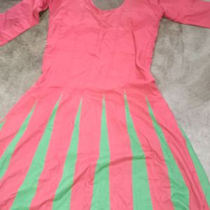 Anarkali Kurti Set For Girls