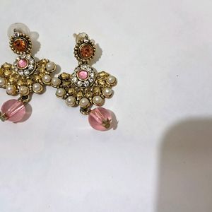 Pink Pearl  Earing.