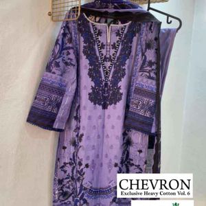 Pakistani Jade Purple Cotton Suit Daily Wear