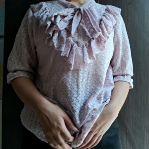 Women Korean~Lace Top