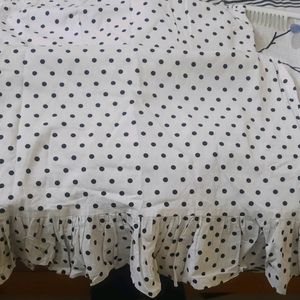 White Dotted Polka Dress