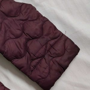 Woodland Women Rose Brown Quilted Jacket