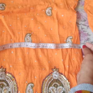 Orange Salvaar Suit