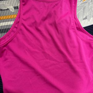 Hot Pink Sleeveless Top