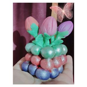 handmade flower vase and 🌷🌷