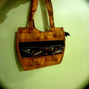 A Multicolored Traditional Handcrafted Bag