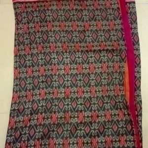 Saree With Multi Colour