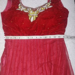 Anarkali Jacket Kurti Set