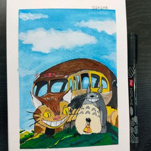 Painting From Ghibli Studio