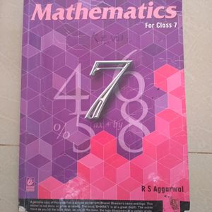 7th Std Maths Textbook RS Aggarwal