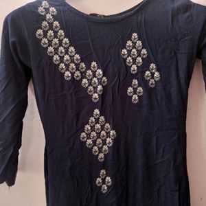 Dark Blue Kurta