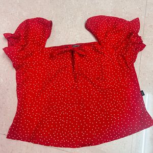 Red Roaster Crop Top