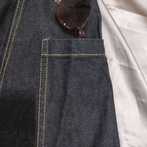 black denim dungree