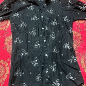 Black Printed Shirt