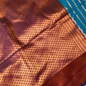 Full Shinning Banaras silk saree