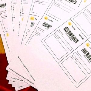 56 Non Sticky Shipping Labels