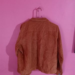 Brown Orangish Half  Jacket.