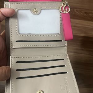 New Branded Wallet Ivory Tag