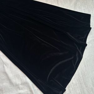 Korean Sleeveless Velvet Dress