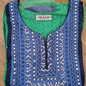 Kurti ( Green N Blue)