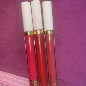 3 shades lipstick of myglamm