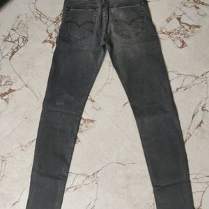 Charcoal Greyish Black Levi's Jeans