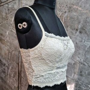 White Lace Cami Top