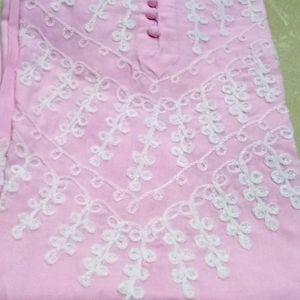 Lakhnavi Kurti Pink For Women..