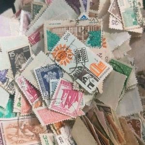 Buyer will get 50 old republic Indian stamps.