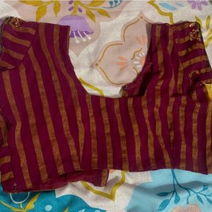 Blouse Maroon Color