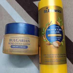 Night Cream, Body Lotion Combo