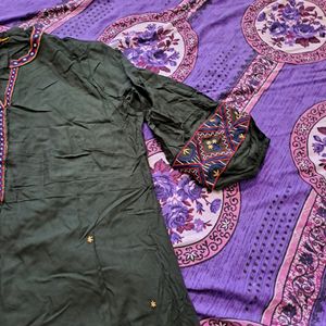 Rayon A Line Kurta, Size