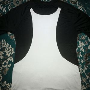 Black & White Half Sleeve T-shirt