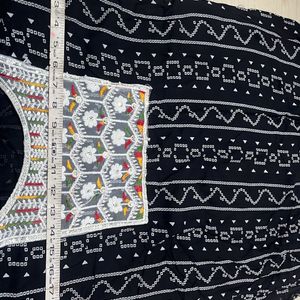 🖤🤍Beautiful Black N White Plazzo Kurti Set🖤🤍