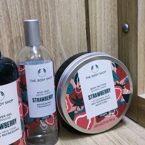 Strawberry Range By The Body Shop