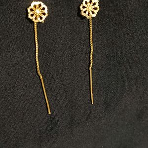 Needle And Thread Model Earrings