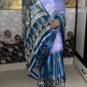 Crepe saree