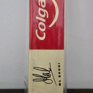 Colgate MS Dhoni Digitally Signed Bat