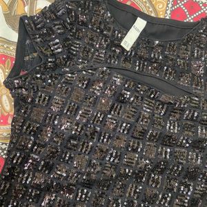 Kazo Black Shine Top