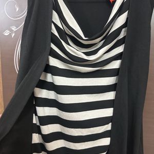 Stylish Black N White Top