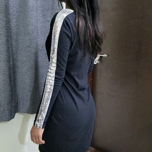 Stunning Black Midi Dress