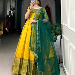 Elegant And Beautiful Kanjeevaram Lehnga Collecton