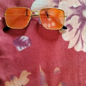 Light Orange Colour Sunglasses One Time Used