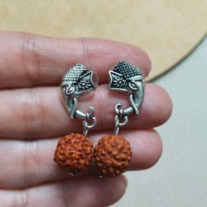 Trishul Ganesh Earrings