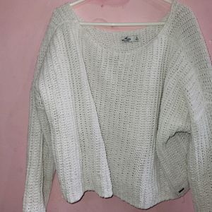 Drop Shoulder Woolen Sweater