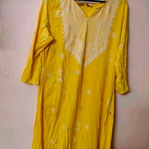 Yellow Avaasa Anarkali...